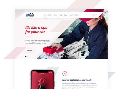 carwash car wash design theme ui ux web design web designer wordpress wordpress development wordpress theme