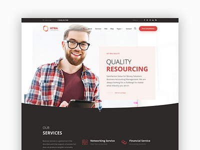 Corporate WordPress Theme corporate design theme ui ux web designer website wordpress wordpress design wordpress theme