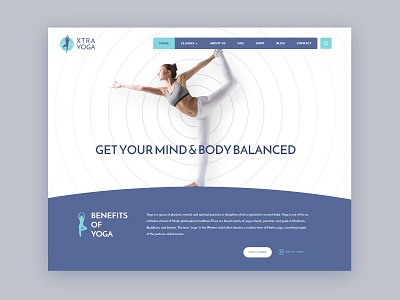 Yoga Xtra WordPress theme design theme ui ux web web designer website wordpress wordpress design wordpress theme