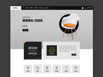 Furniture & Home decor WordPress theme design ui ux web web designer website wordpress wordpress design wordpress theme xtra