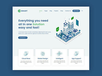 Smart home wordpress theme design theme ui ux web designer website wordpress wordpress design wordpress theme xtra