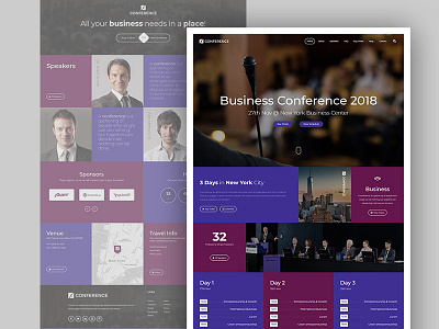 Conference and Event wordpress theme