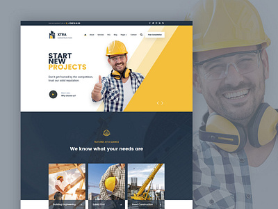 Construction wordpress theme