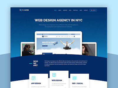 Web design agency wordpress theme