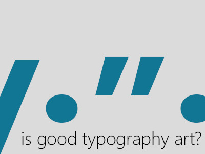 Typography art minimal typography