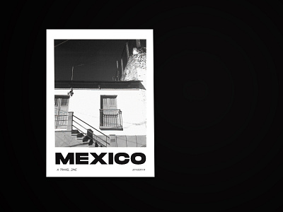 Mexico Travel Zine editorial layout typography zine