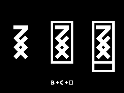 BC Rune dark design designer flat graphicdesign identity illustration logo mark monogram runes vector