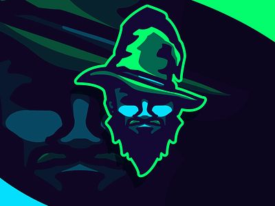 Wizard Mascot Logo illustration illustrator logo mascot mascot logo wizard