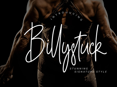 Billystuck Signature branding brush calligraphy handwriting handwritten logo quotes script signature typography