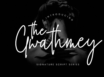 The Gwathmey Signature Script branding brush calligraphy handwriting handwritten logo quotes script signature typography