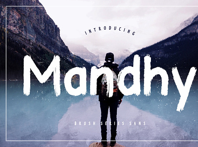 Mandhy Brush Series Sans branding brush calligraphy handwriting handwritten logo quotes script signature typography