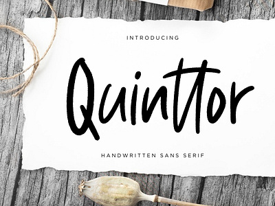 Quinttor Sans Serif