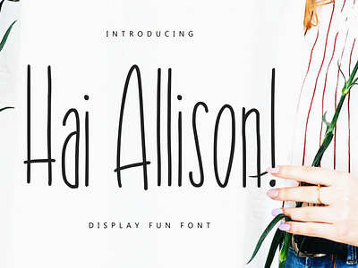 Hai Allison Fun Display Font