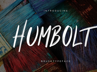 Humbolt Brush Typeface branding brush calligraphy handwriting handwritten logo quotes script signature typography