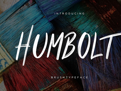 Humbolt Brush Typeface