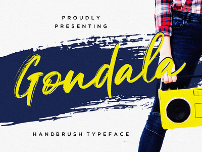 Gondala Handbrush Typeface