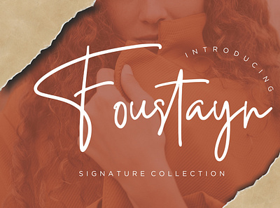 Foustayn Signature Collection branding brush calligraphy handwriting handwritten logo quotes script signature typography