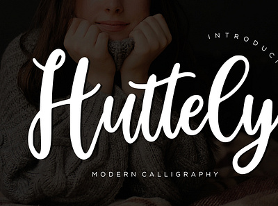 Huttely Modern Calligraphy branding brush calligraphy handwriting handwritten logo quotes script signature typography