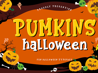 Pumkins Halloween Fun Typeface