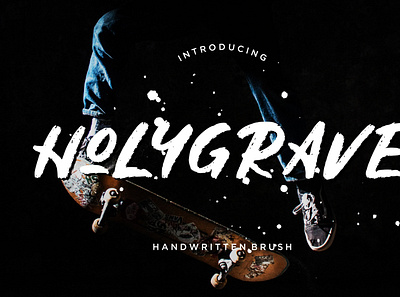 Holygrave Handwritten Brush branding brush calligraphy handwriting handwritten logo quotes script signature typography