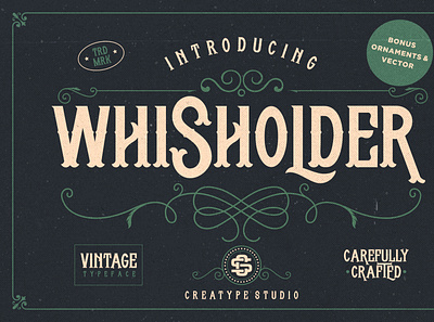 Whisholder Vintage Retro Typeface