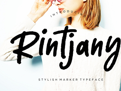 Rintjany Stylish Marker Typeface