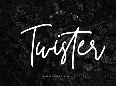 Twister Handwritten Script branding brush calligraphy handwriting handwritten logo quotes script signature typography