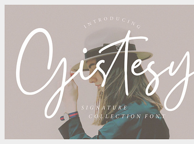 Gistesy Signature Collection branding brush calligraphy handwriting handwritten logo quotes script signature typography