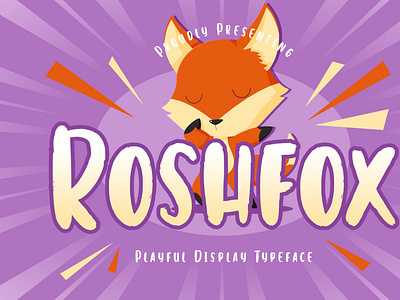 Roshfox Playful Display Typeface