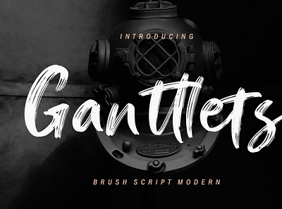 Ganttlets Brush Script branding brush calligraphy handwriting handwritten logo quotes script signature typography