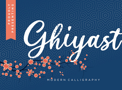 Ghiyast Modern Calligraphy branding brush calligraphy handwriting handwritten logo quotes script signature typography