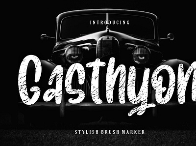 Gasthyon Stylish Brush Marker branding brush calligraphy handwriting handwritten logo quotes script signature typography