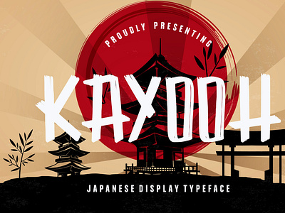 Kayooh Japanese Display Typeface