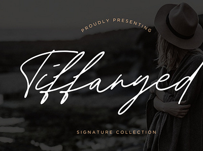 Tiffanyed Signature Collection branding brush calligraphy handwriting handwritten logo quotes script signature typography