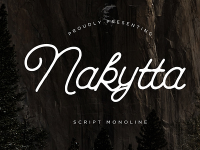 Nakytta Monoline Script