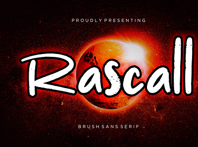 Rascall Brush Sans branding classy condensed display handdrawn handlettering handwritten handwritting sans serif serif