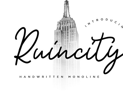 Ruincity Handwritten Monoline branding brush calligraphy handwriting handwritten logo quotes script signature typography