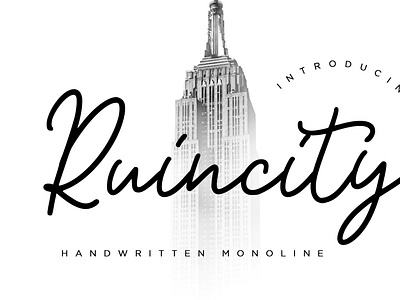 Ruincity Handwritten Monoline