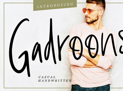 Gadroons Casual Handwritten branding brush calligraphy handwriting handwritten logo quotes script signature typography