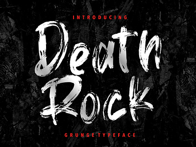 Death Rock Grunge Typeface