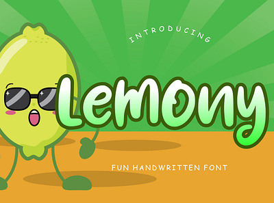 Lemony Fun Handwritten Font happy