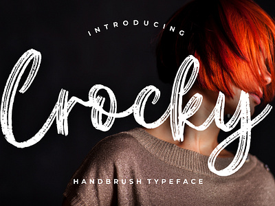 Crocky Handbrush Typeface