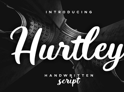 Hurtley Handwritten Script branding brush calligraphy handwriting handwritten logo quotes script signature typography