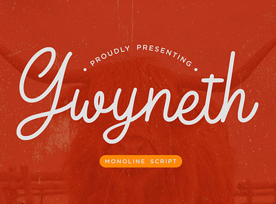 Gwyneth Monoline Script branding brush calligraphy handwriting handwritten logo quotes script signature typography