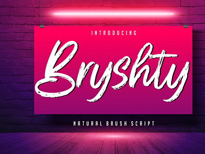 Bryshty Natural Brush Script