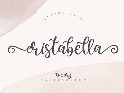 Cristabella Luxury Calligraphy