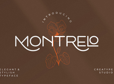 Montrelo Elegant Sans Serif brush brush font font fonts free free brush font free brush fonts free fonts handwritten