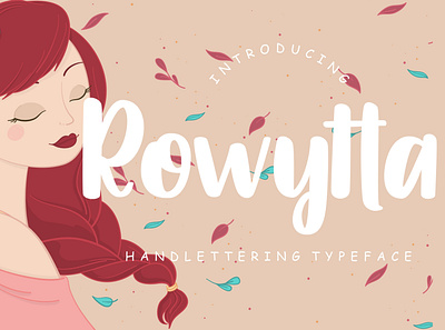 Rowytta Handlettering Typeface font fonts free free fonts free script font free script fonts handwritten script script font