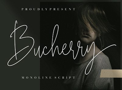 Bucherry Monoline Script font fonts free free fonts free script font free script fonts handwritten script script font