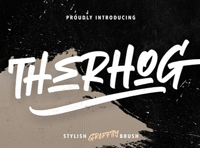 Therhog Graffiti Brush brush brush font font fonts free free brush font free brush fonts free fonts handwritten